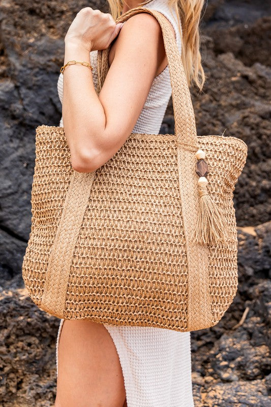 Izola Carry All Tassel Tote - steven wick