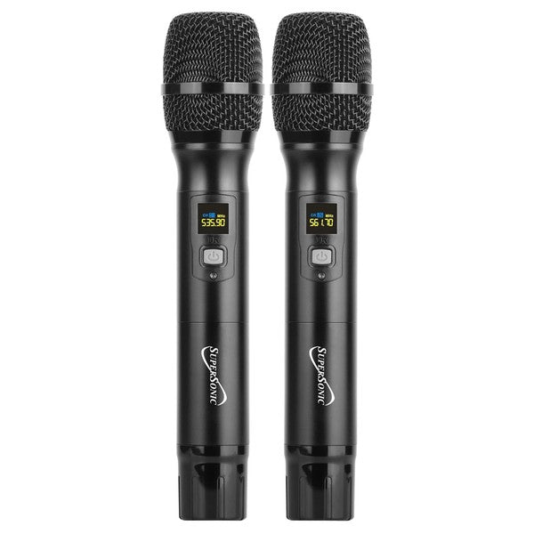 Supersonic UHF Dual Wireless Microphone - steven wick