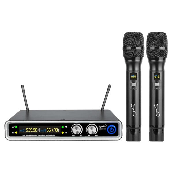 Supersonic UHF Dual Wireless Microphone - steven wick
