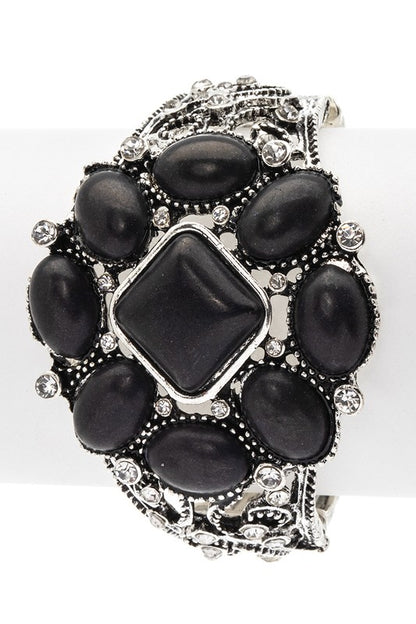 Stone Designed Western Vintage Stretch Bracelet - steven wick
