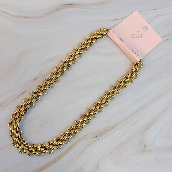 Regal Rope Chain Necklace - steven wick