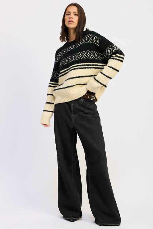 Fair Striped Oversize Sweater - steven wick