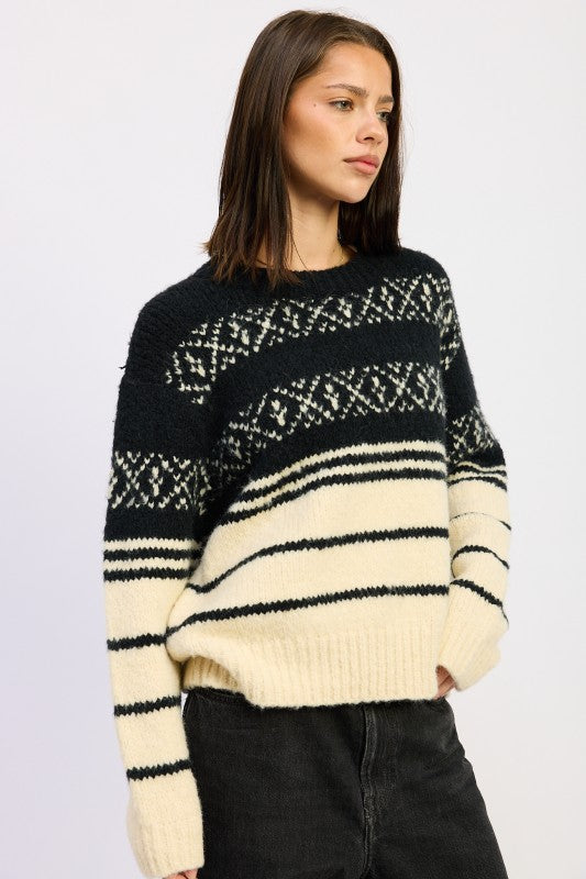 Fair Striped Oversize Sweater - steven wick