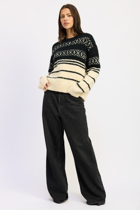 Fair Striped Oversize Sweater - steven wick