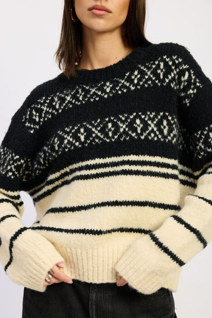 Fair Striped Oversize Sweater - steven wick