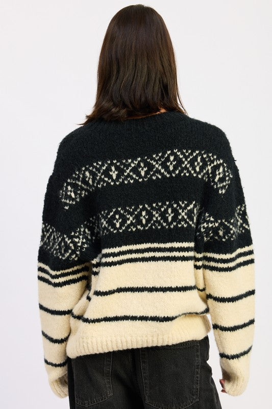 Fair Striped Oversize Sweater - steven wick
