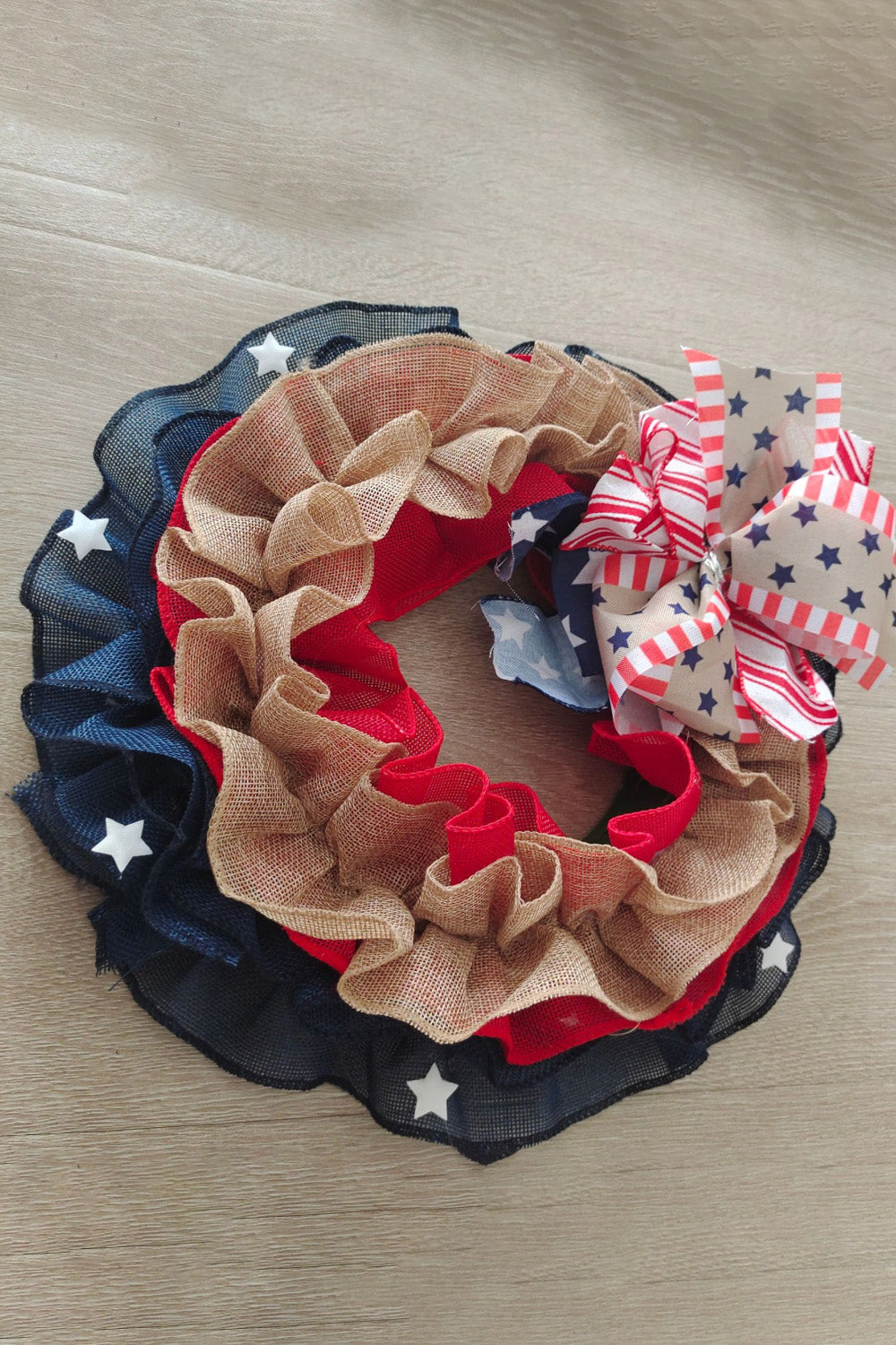 Independence Day Knit Wall Wreath - steven wick