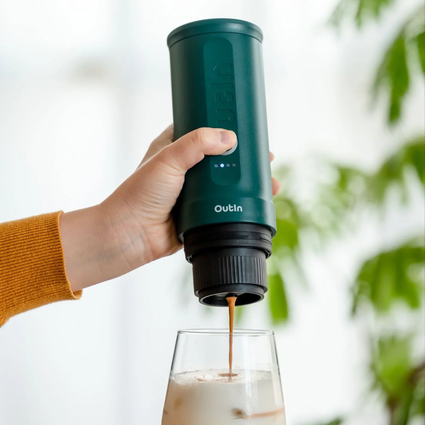 Nano Portable Espresso Machine (OutIn Teal) - steven wick
