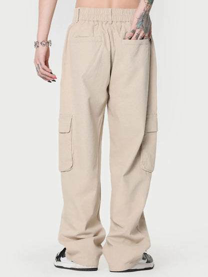 Men's Wide Leg Cargo Pants - steven wick