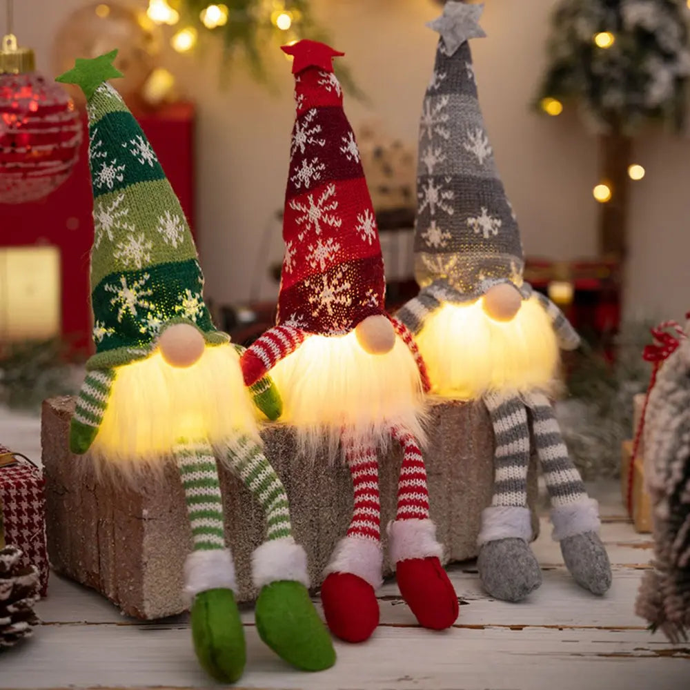 Assorted 2-Piece Light-Up Faceless Gnomes - steven wick