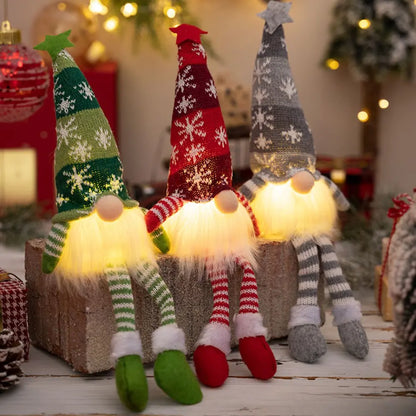 Assorted 2-Piece Light-Up Faceless Gnomes - steven wick