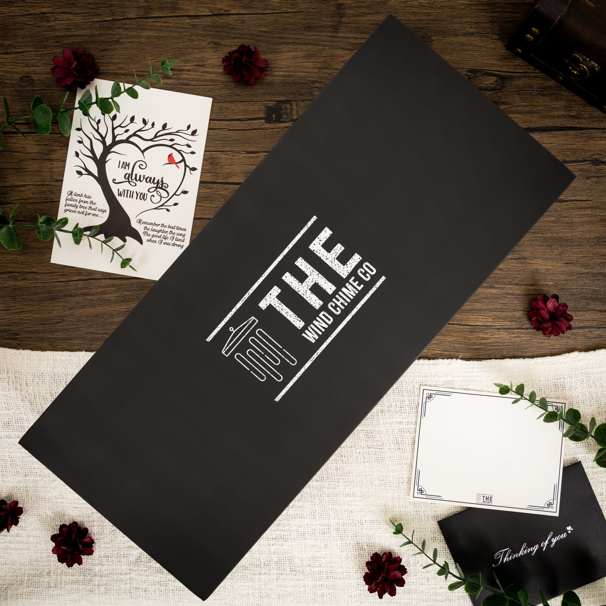 Gift Bundle - Serenity Memorial Wind Chimes, Thoughtful Gift For Special Occasions or Reflections Amazing Grace Scripture 40&quot; - steven wick