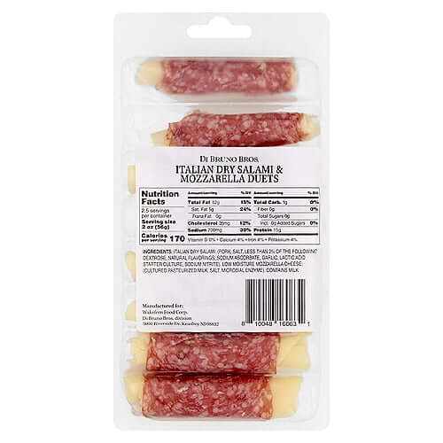 Italian Dry Salami & Mozzarella Duet