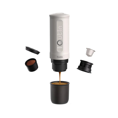 Nano Portable Espresso Machine (Pearl White) - steven wick