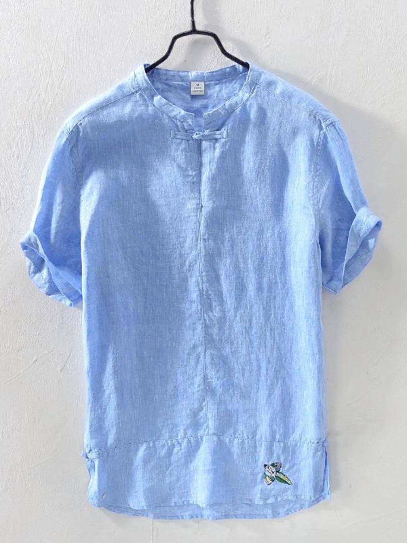 Men's Plus Size Lightweight Short Sleeve Blouse - steven wick