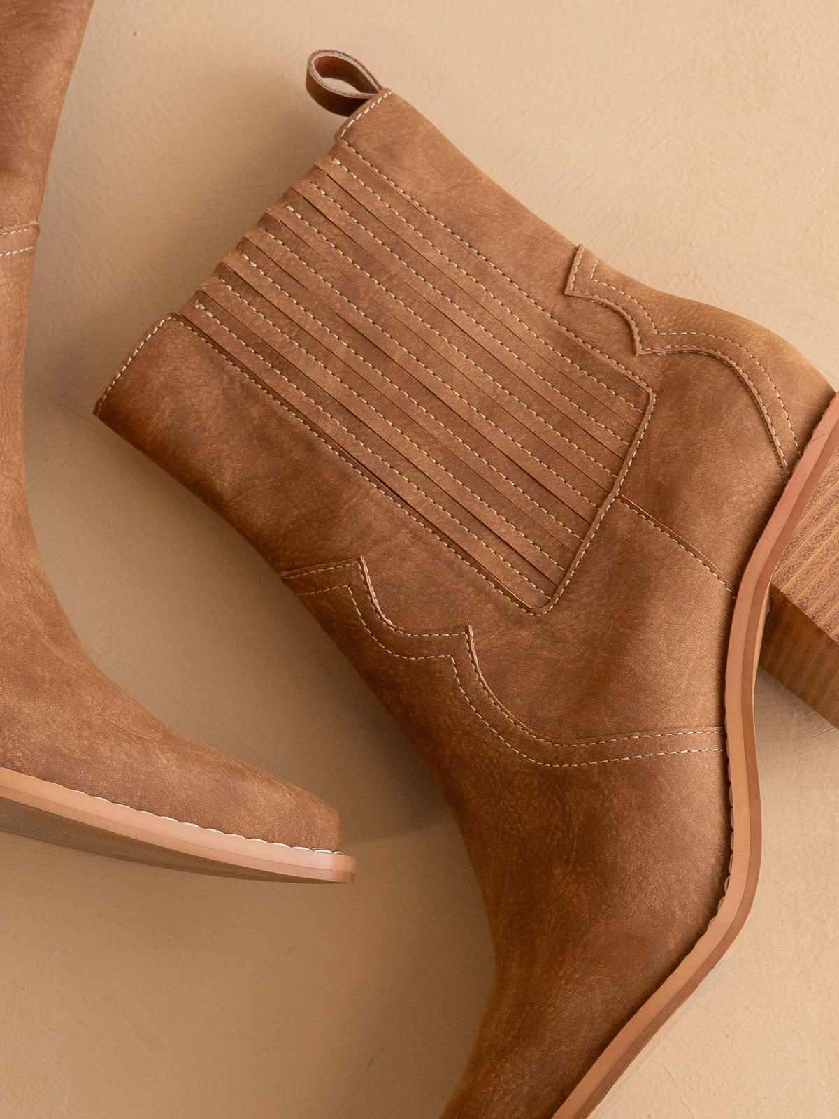The Addison | Brown Perfectly Paneled Western Cowgirl Boot