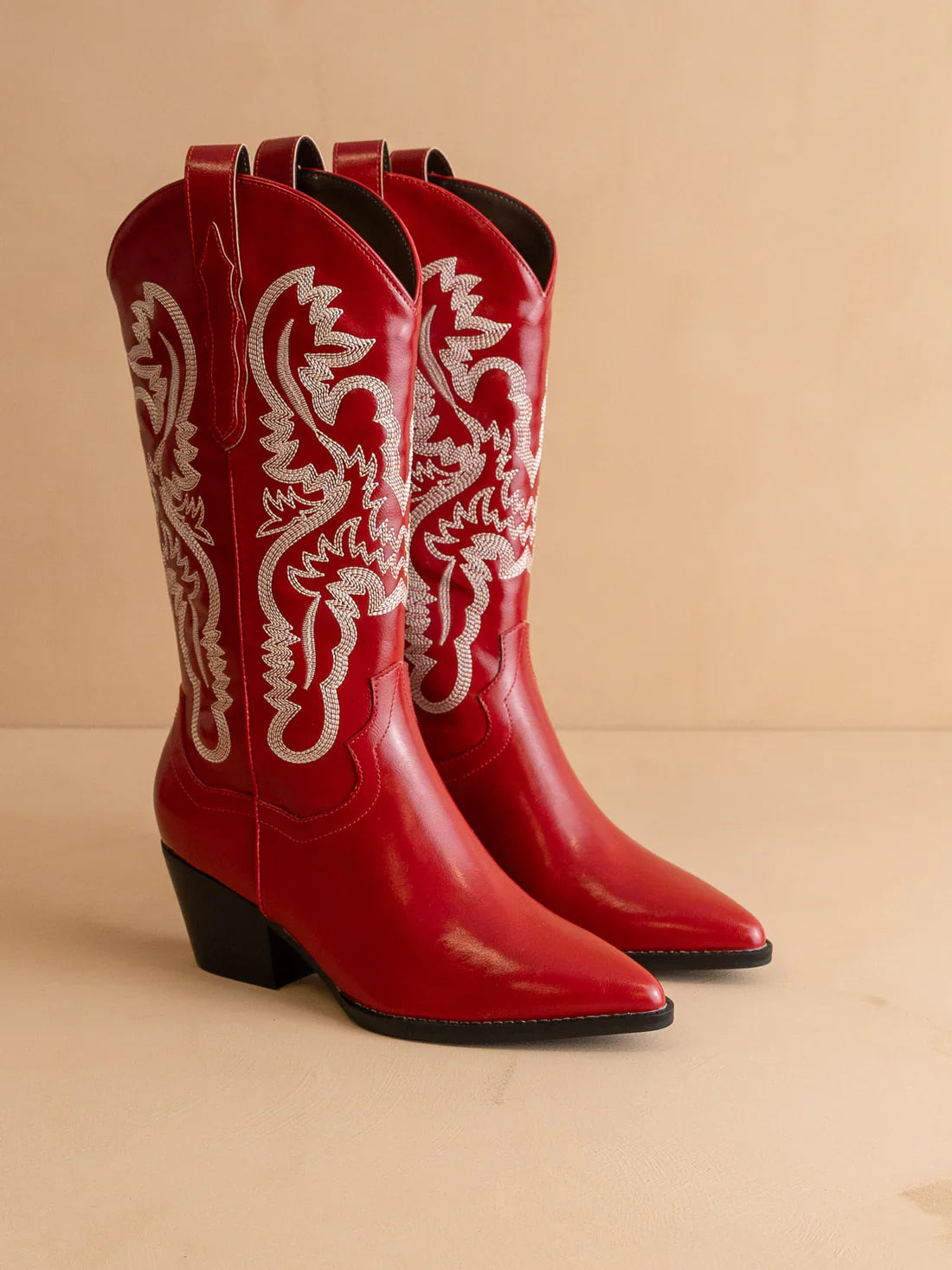 The Amaya | Cherry Classic Western Cowgirl Boot - steven wick