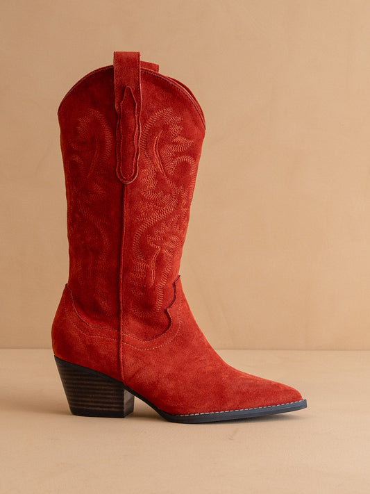 The Amaya | Red Classic Cowgirl Boot - steven wick