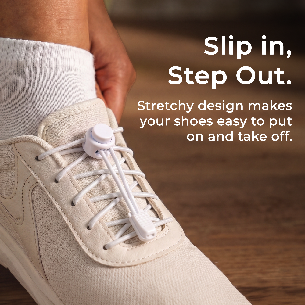 Bread No-Tie Elastic Shoelaces