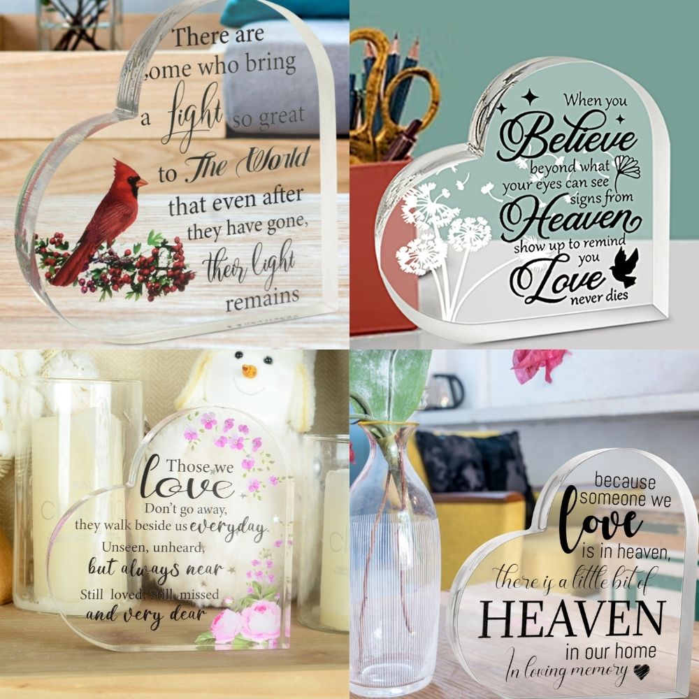 Gift Bundle - Memorial Wind Chimes &ndash; Whispering Hearts&trade; Collection &ndash; Rose Gold - Memorial Heart Included 28&rdquo; - steven wick