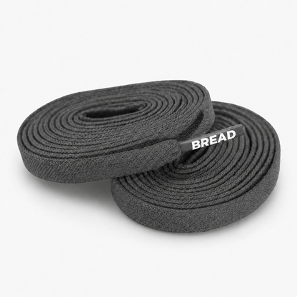 Charcoal Grey Bread Laces