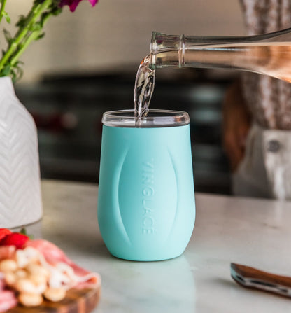 Glass Lined Wine Glass