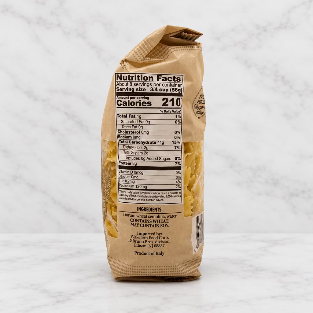 Bronze-Cut Farfalle Pasta, 16 oz