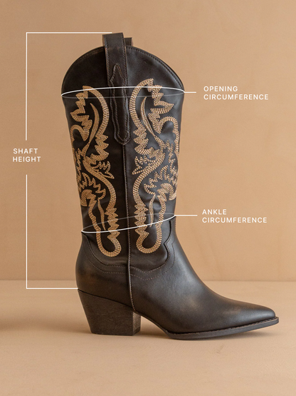 The Amaya | Coffee Classic Western Boot