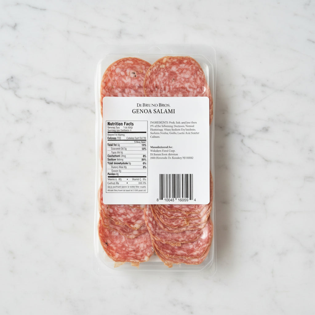 Sliced Genoa Salami
