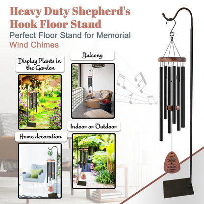 60&quot; Adjustable Heavy Duty Shepherd's Hook Floor Stand For Patio/Garden - steven wick