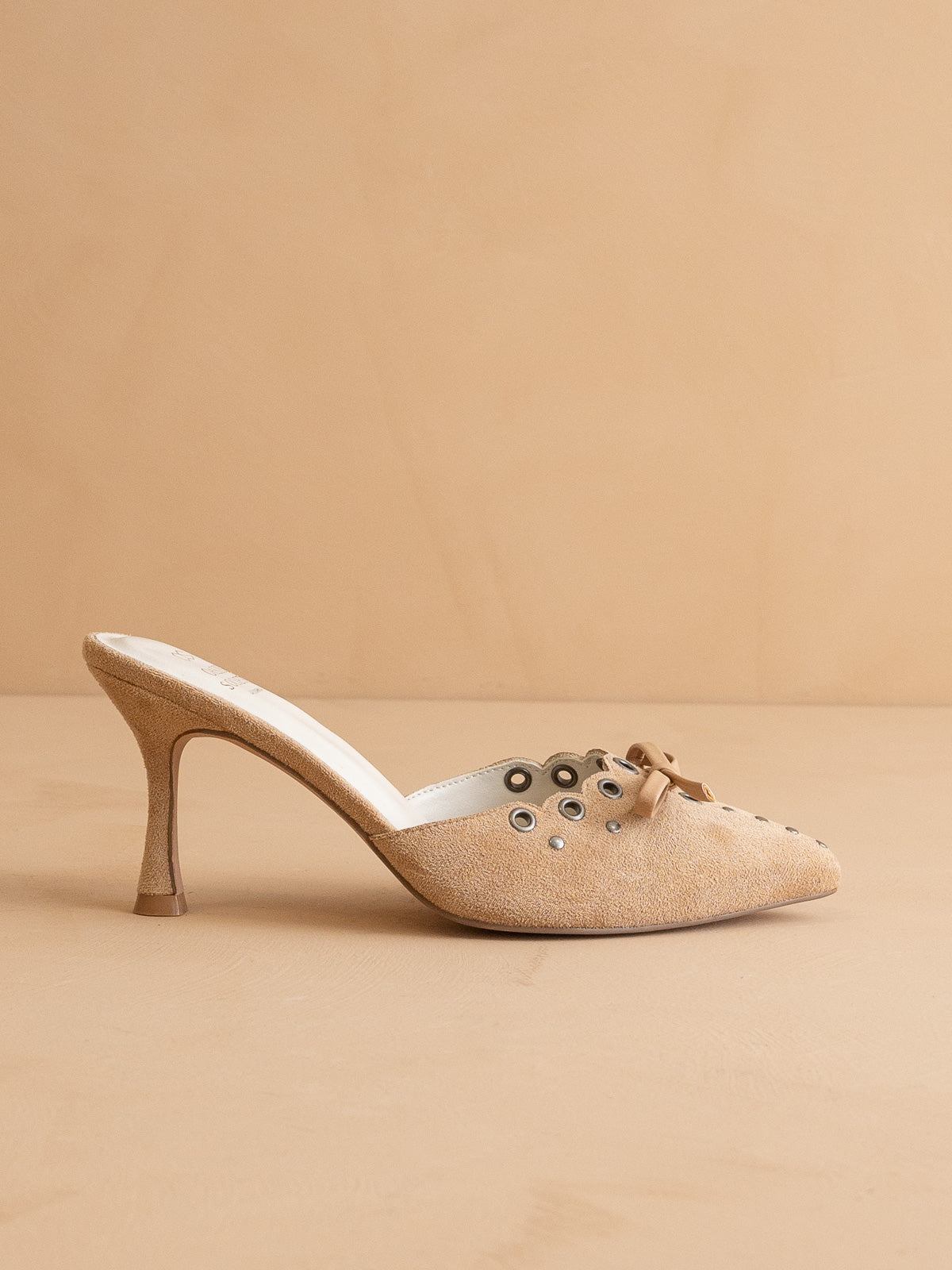 The Meridian | Sand Kitten Heel - steven wick