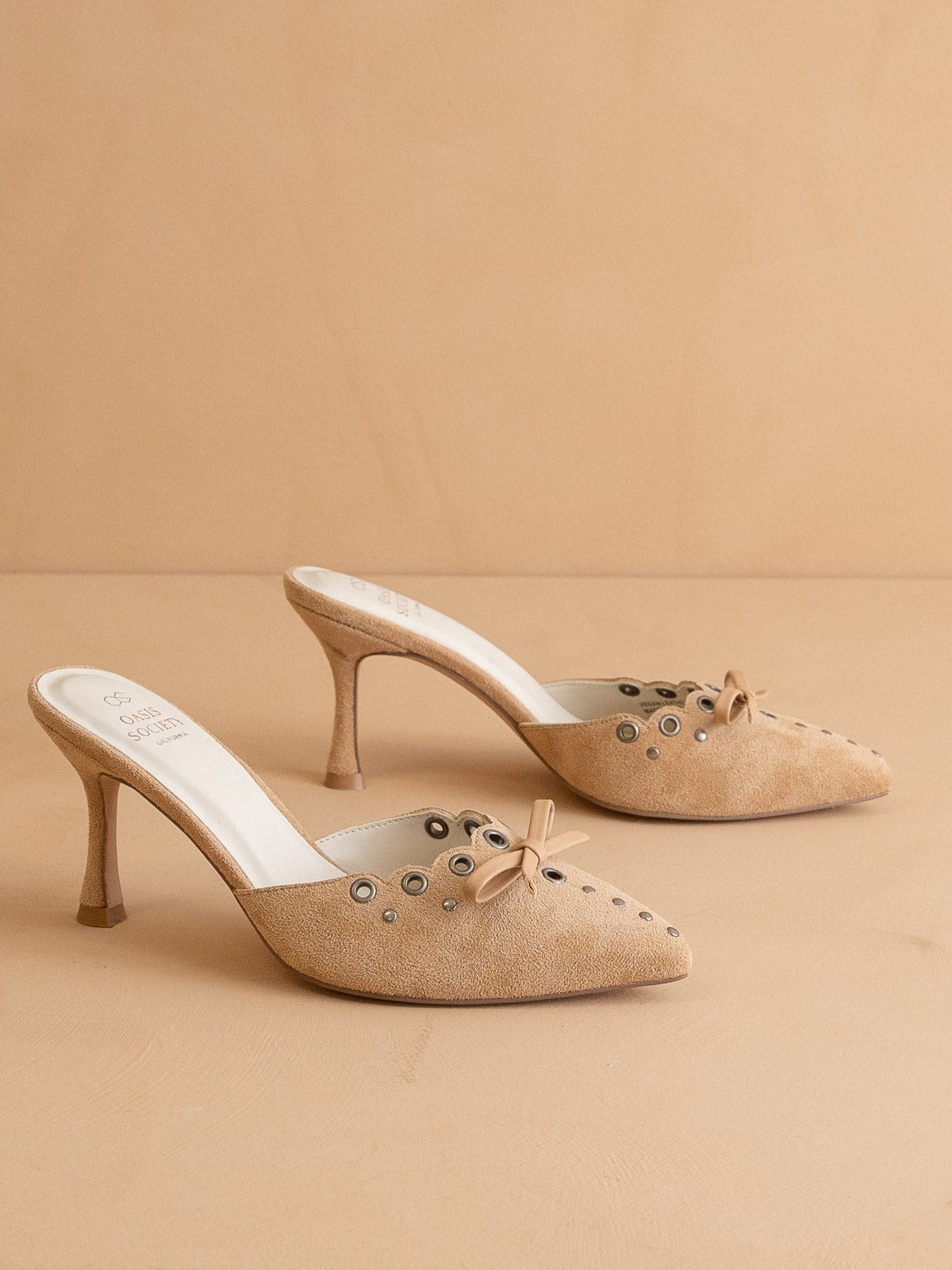 The Meridian | Sand Kitten Heel - steven wick