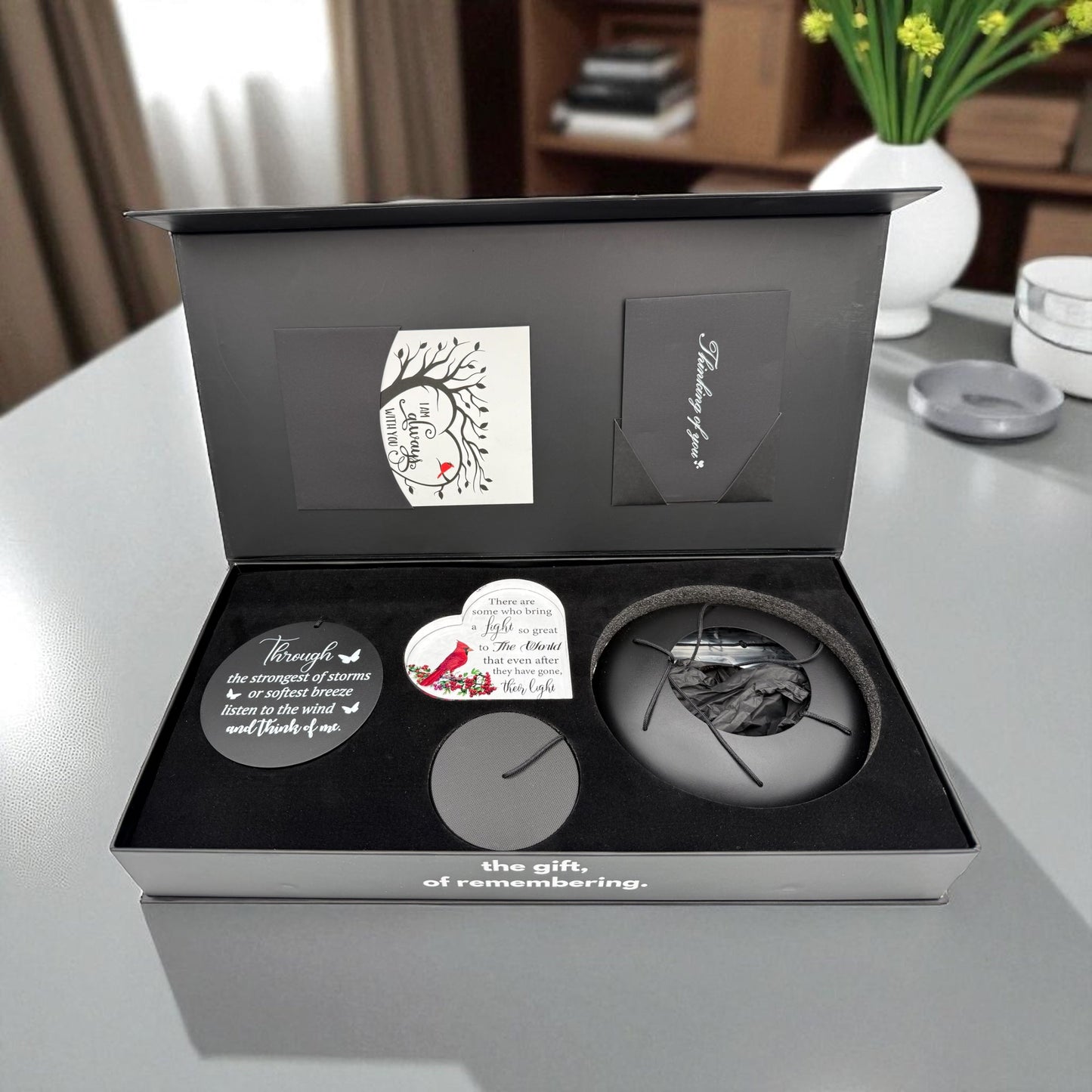 Gift Bundle - Serenity Memorial Wind Chimes, Thoughtful Gift For Special Occasions or Reflections Amazing Grace Scripture 40&quot; - steven wick