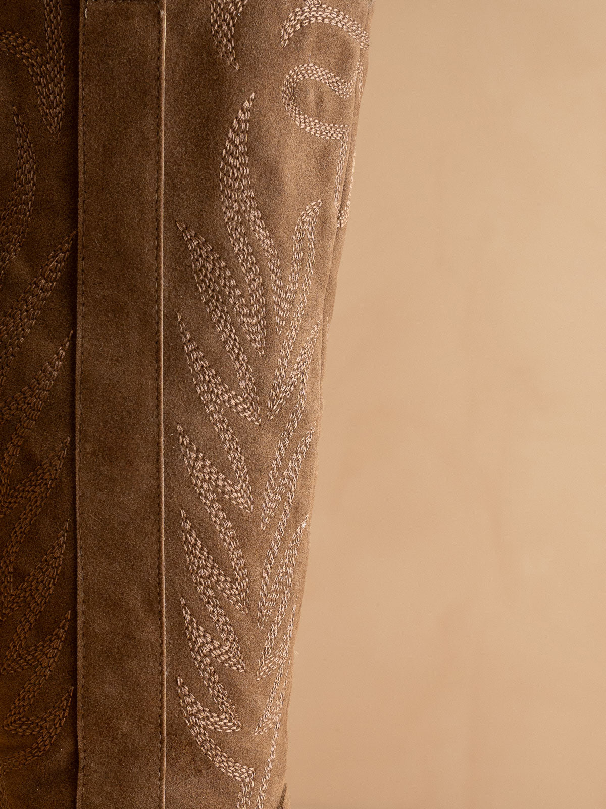 The Samara | Brown Embroidered Tall Cowgirl Boot - steven wick