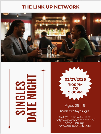 Speed Dating ♥ Singles (March/27/2026)