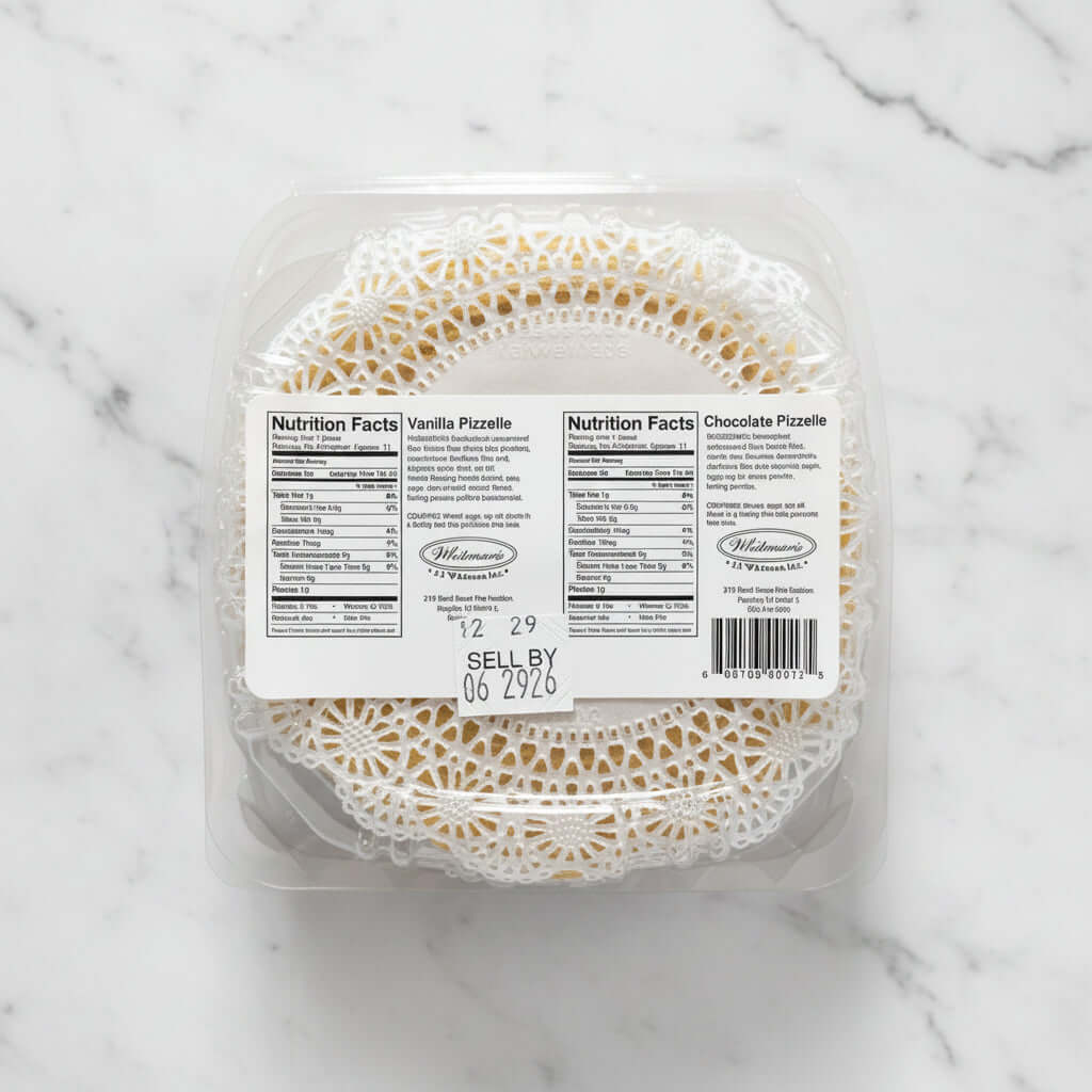 Vanilla & Chocolate Pizzelles