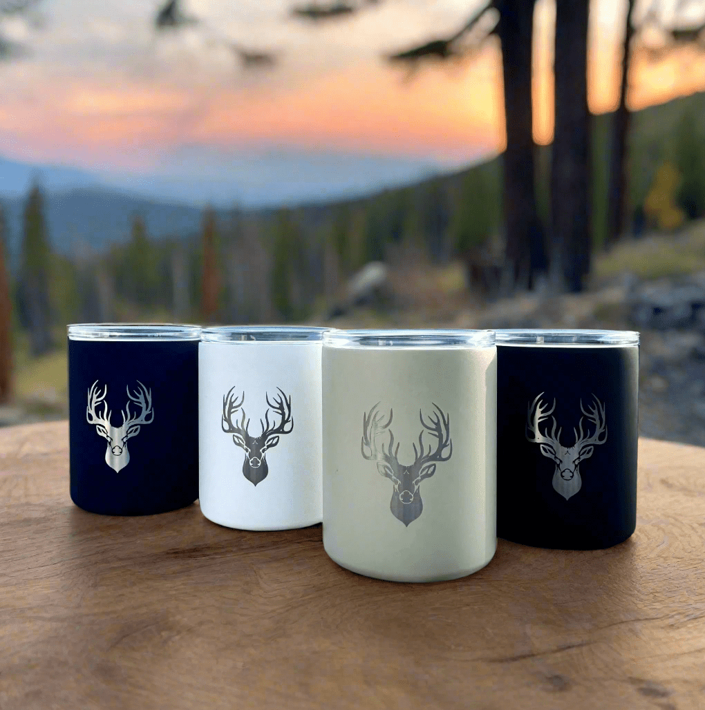 Limited Edition Deer Hunter Set of 4 Whiskey Glasses