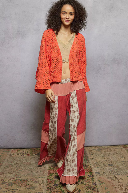 Open Front Cardigan with Crochet Patterns - steven wick