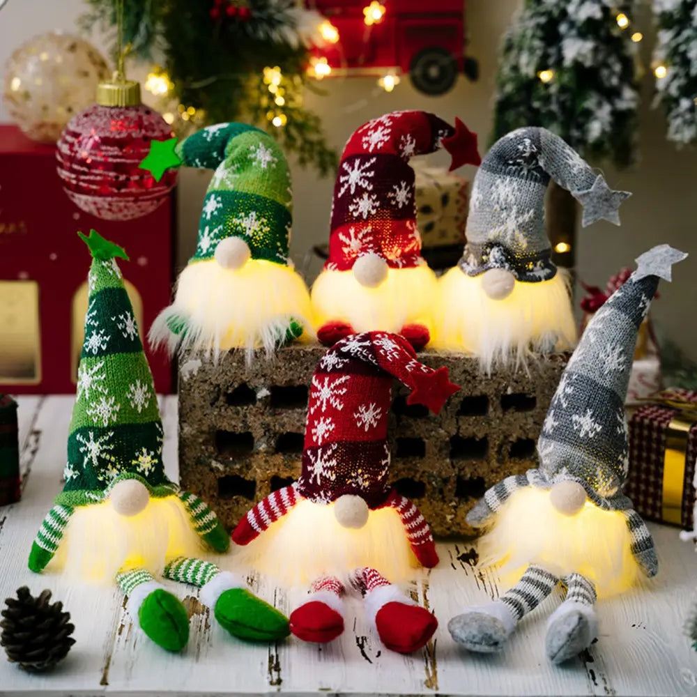 Assorted 2-Piece Light-Up Faceless Gnomes - steven wick