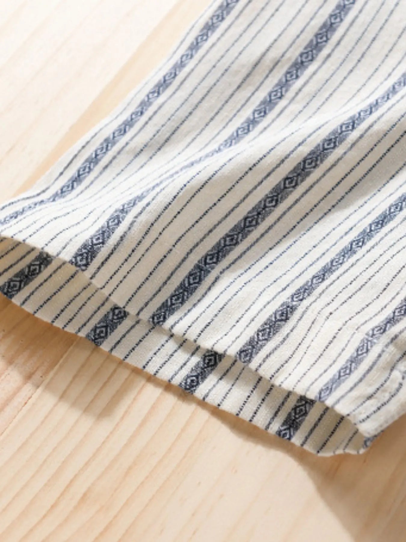 Men's Plus Size Striped Button Up Short Sleeve Shirt - steven wick