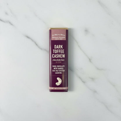 Dark Chocolate Toffee & Cashew Bar