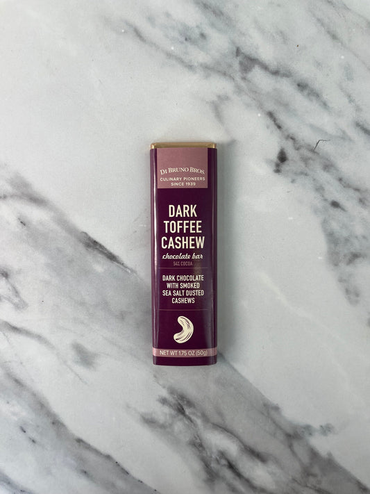 Dark Chocolate Toffee &amp; Cashew Bar - steven wick