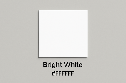 give me a single-color shade for bright white