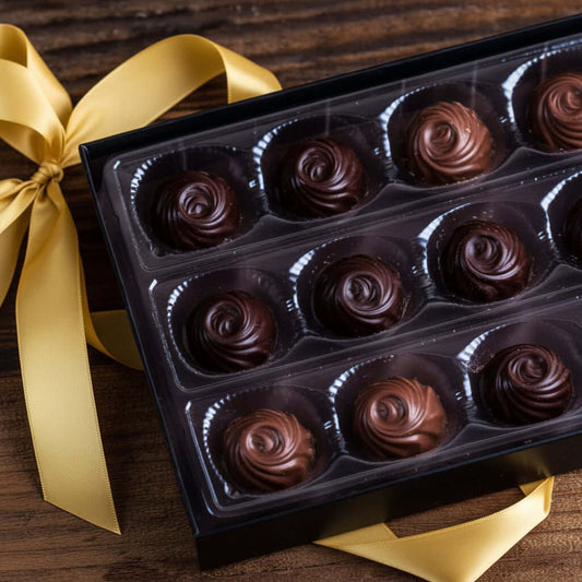 Chocolate Truffles, 12 Piece Box