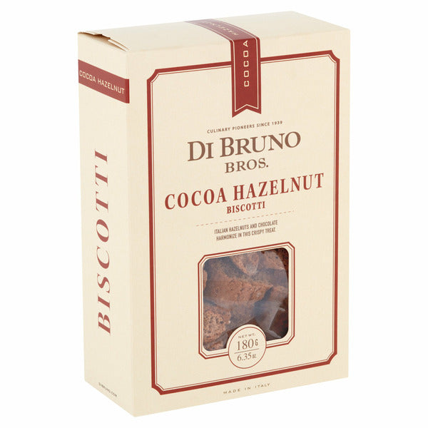 Cocoa Hazelnut Biscotti