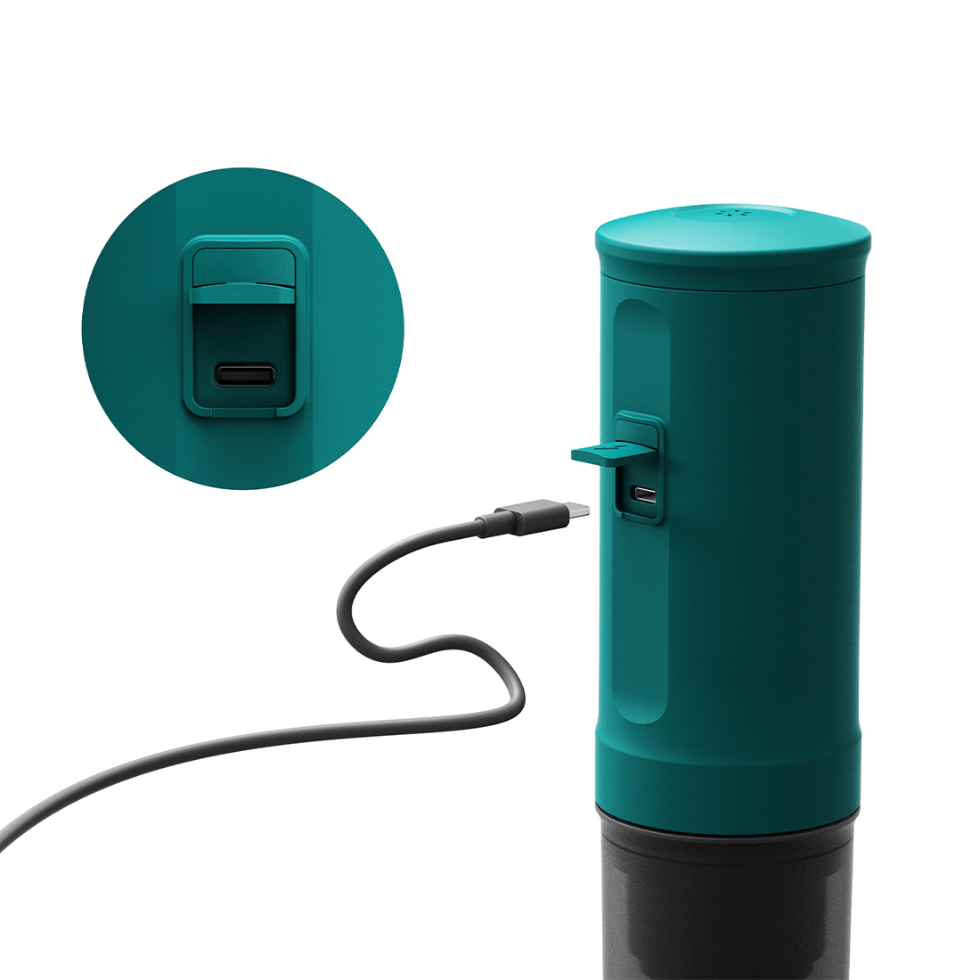 Nano Portable Espresso Machine (OutIn Teal) - steven wick