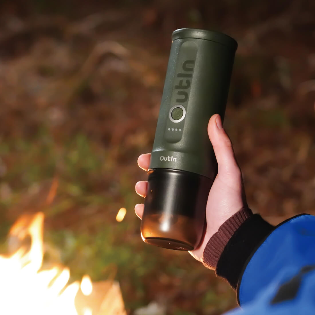 Nano Portable Espresso Machine (Forest Green) - steven wick