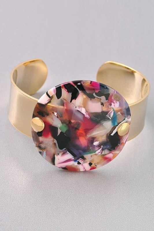 Multi Color Handmade Acrylic Bracelet - steven wick