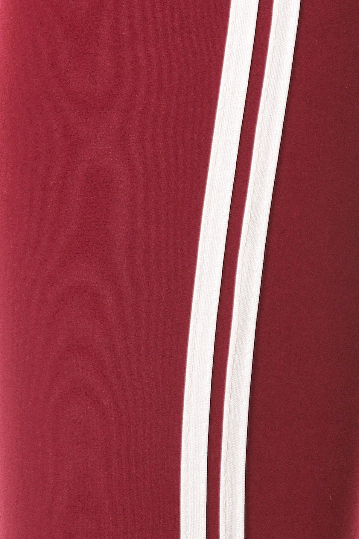 Ladies Stripped Red And White Track Jogger - steven wick
