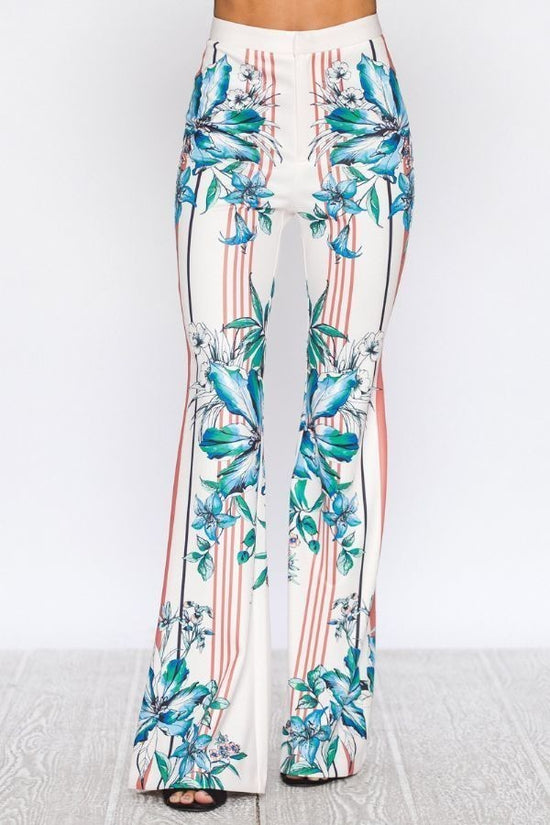 Multi Tonal Wide Flare Pants / Random Selection main image 1